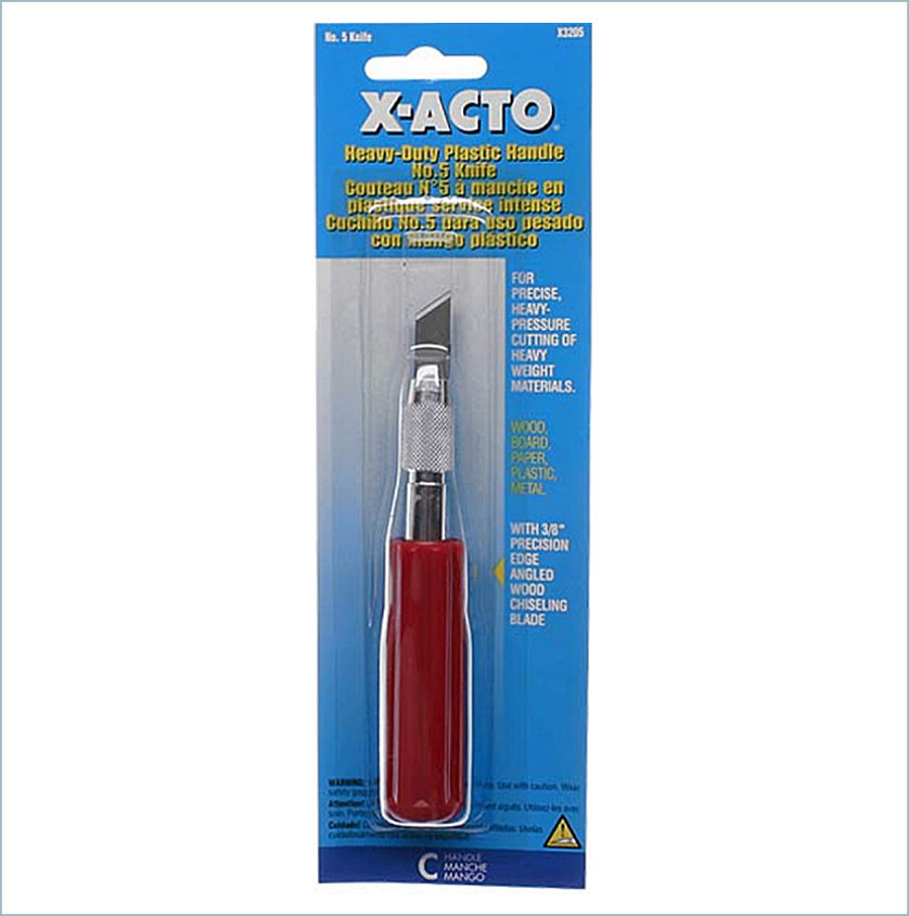 cuchillo para corte de material duro con mango de plastico modelo 3205